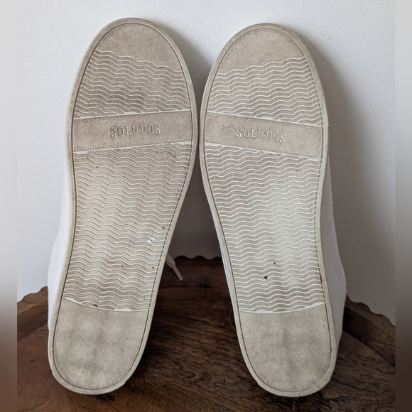 Soludos Ibiza Classic Lace-Up Leather Sneakers Women's US 9.5 - Picture 7 of 11